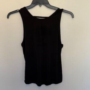 lululemon black open back tank like new 4